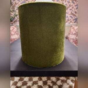 Hobby Lobby Green Velvet Lampshade